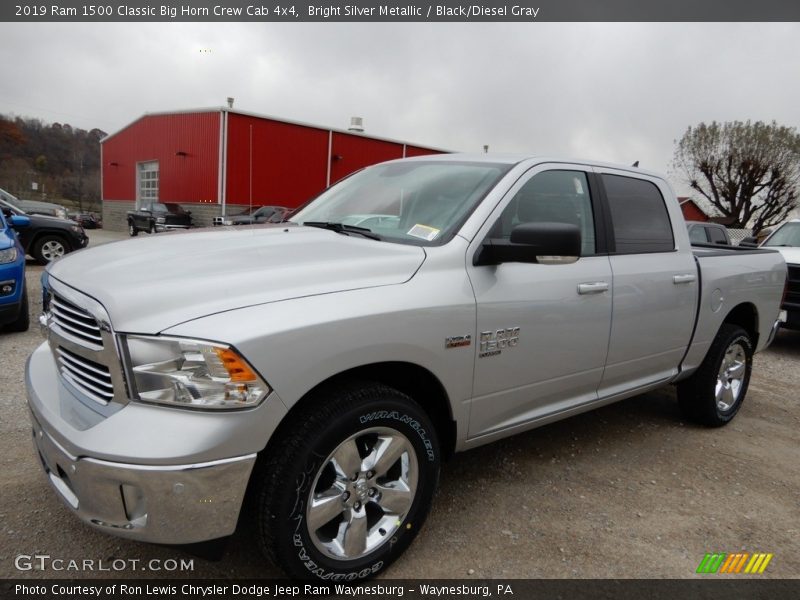 Bright Silver Metallic / Black/Diesel Gray 2019 Ram 1500 Classic Big Horn Crew Cab 4x4