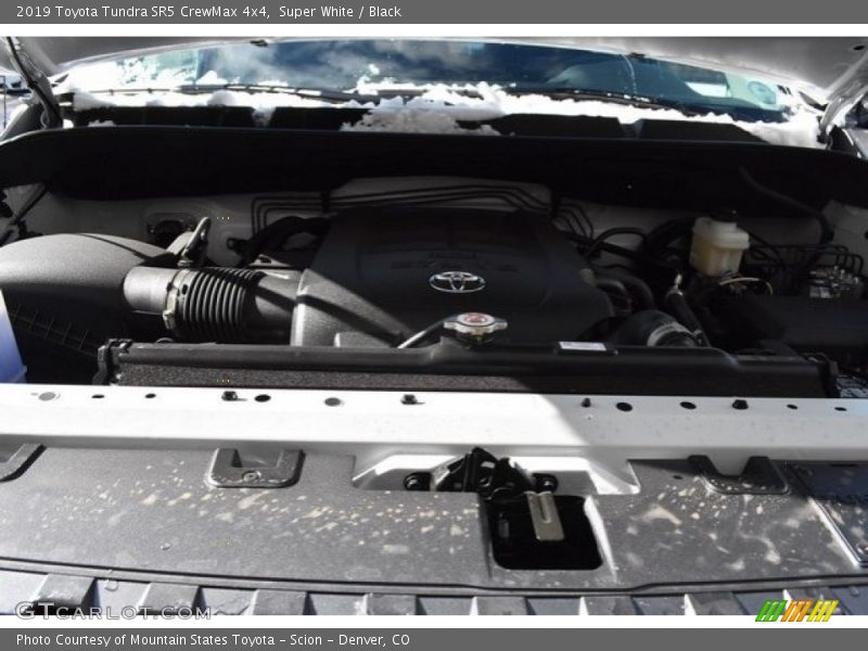 Super White / Black 2019 Toyota Tundra SR5 CrewMax 4x4