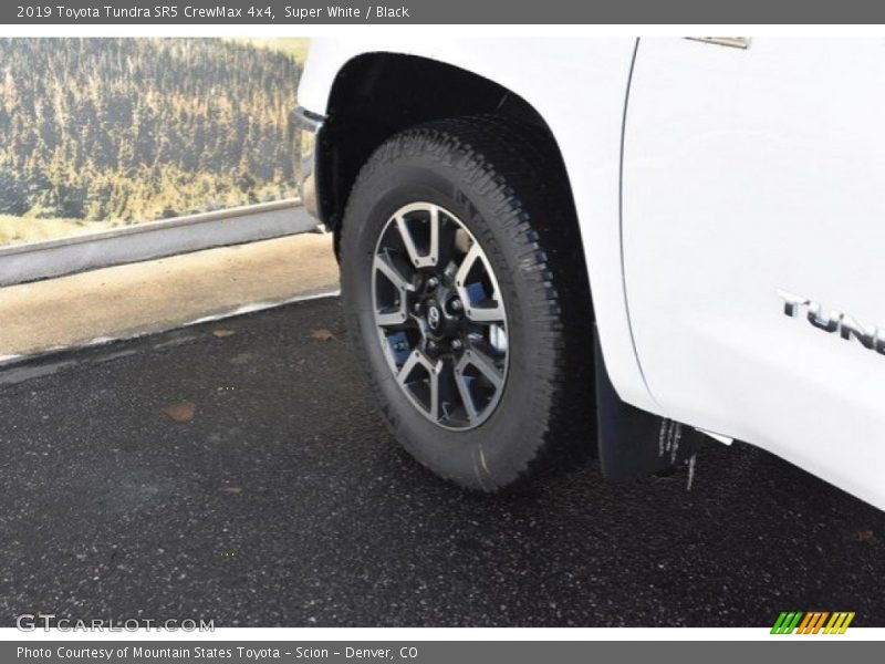 Super White / Black 2019 Toyota Tundra SR5 CrewMax 4x4