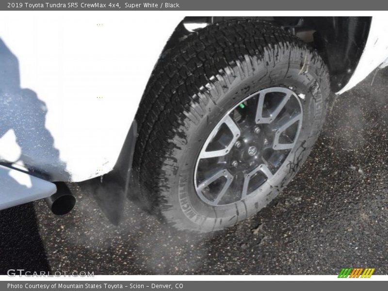 Super White / Black 2019 Toyota Tundra SR5 CrewMax 4x4