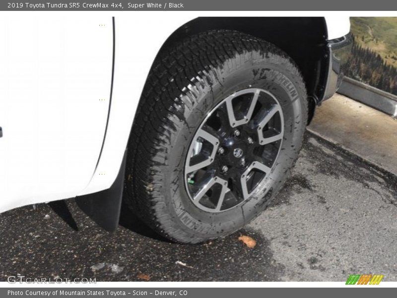 Super White / Black 2019 Toyota Tundra SR5 CrewMax 4x4
