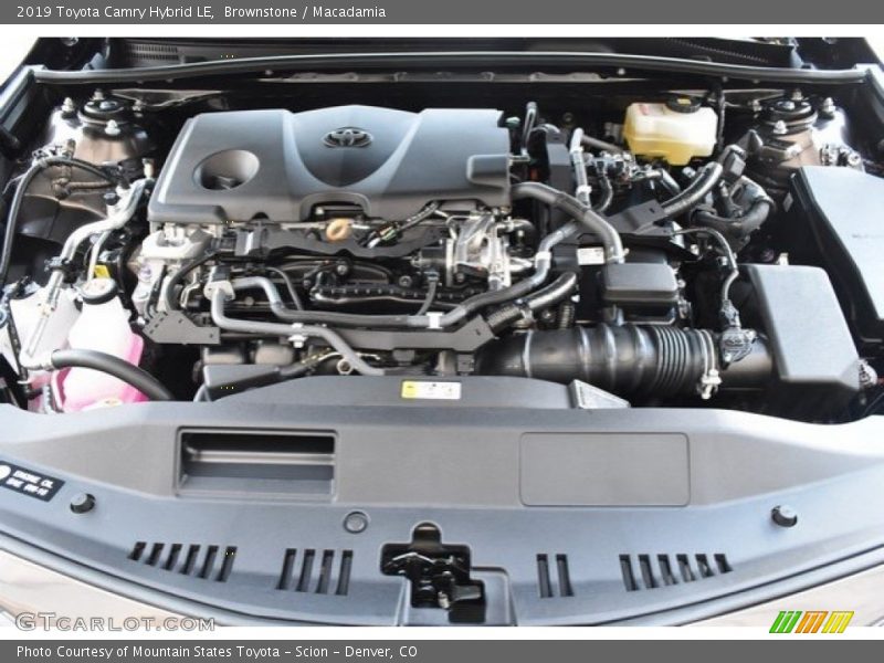  2019 Camry Hybrid LE Engine - 2.5 Liter DOHC 16-Valve Dual VVT-i 4 Cylinder Gasoline/Electric Hybrid