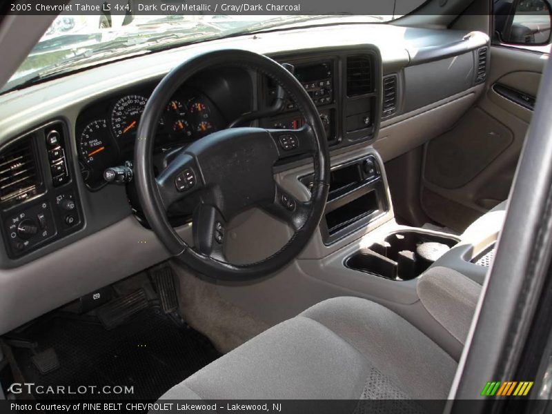 Dark Gray Metallic / Gray/Dark Charcoal 2005 Chevrolet Tahoe LS 4x4