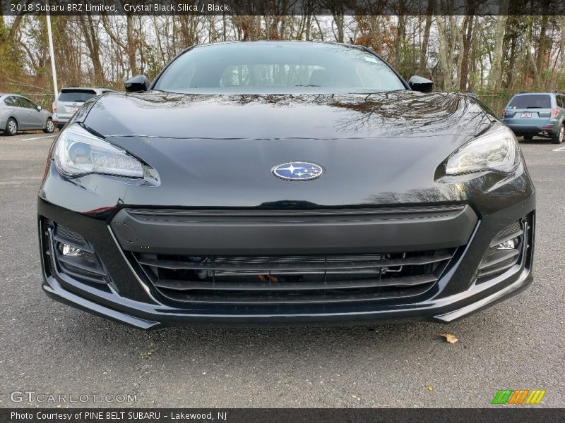 Crystal Black Silica / Black 2018 Subaru BRZ Limited