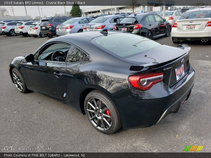 Crystal Black Silica / Black 2018 Subaru BRZ Limited