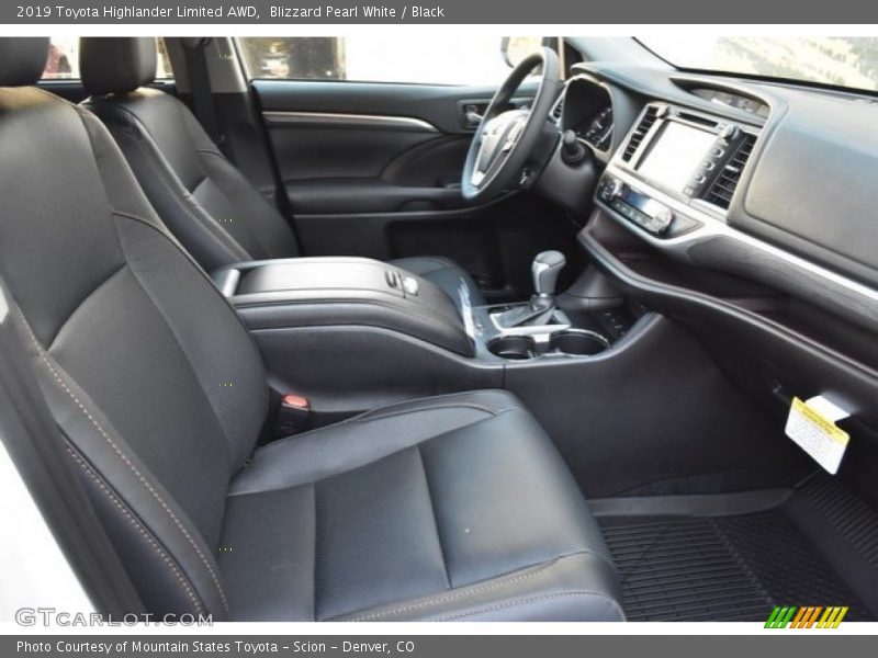 Blizzard Pearl White / Black 2019 Toyota Highlander Limited AWD