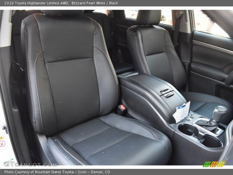 Blizzard Pearl White / Black 2019 Toyota Highlander Limited AWD