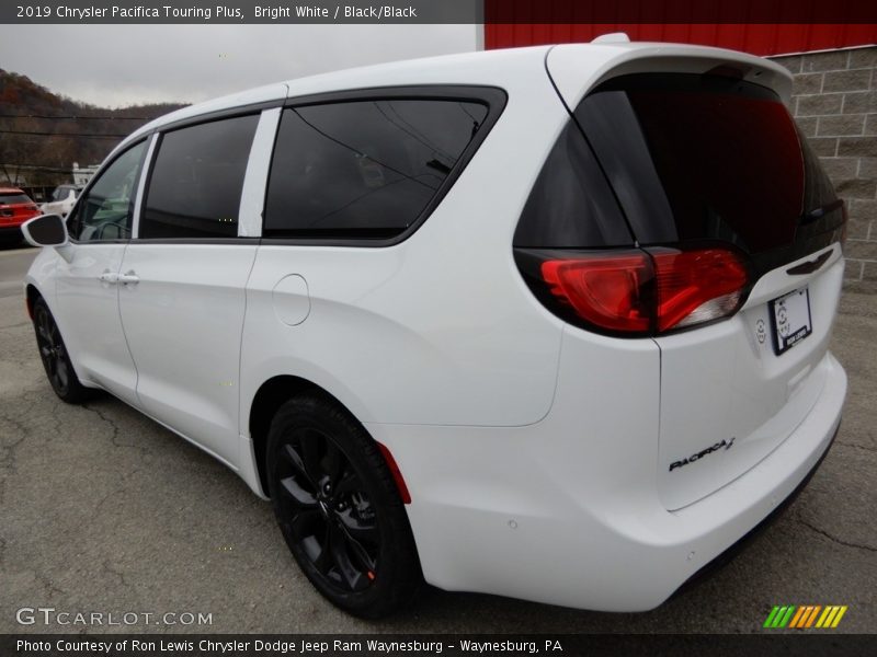 Bright White / Black/Black 2019 Chrysler Pacifica Touring Plus