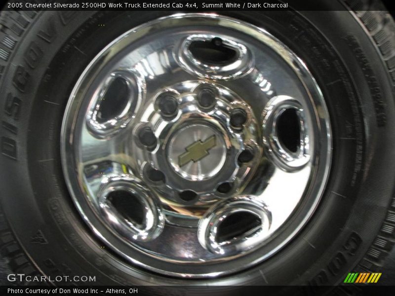 Summit White / Dark Charcoal 2005 Chevrolet Silverado 2500HD Work Truck Extended Cab 4x4