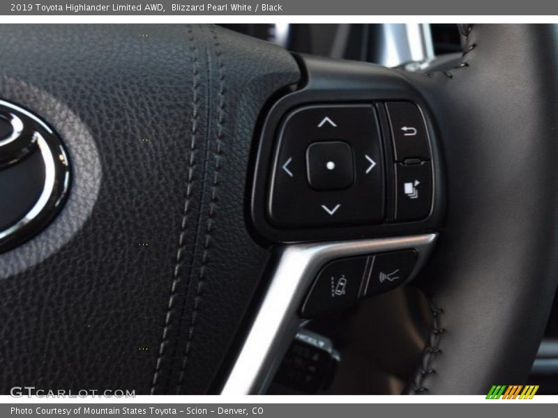 Blizzard Pearl White / Black 2019 Toyota Highlander Limited AWD