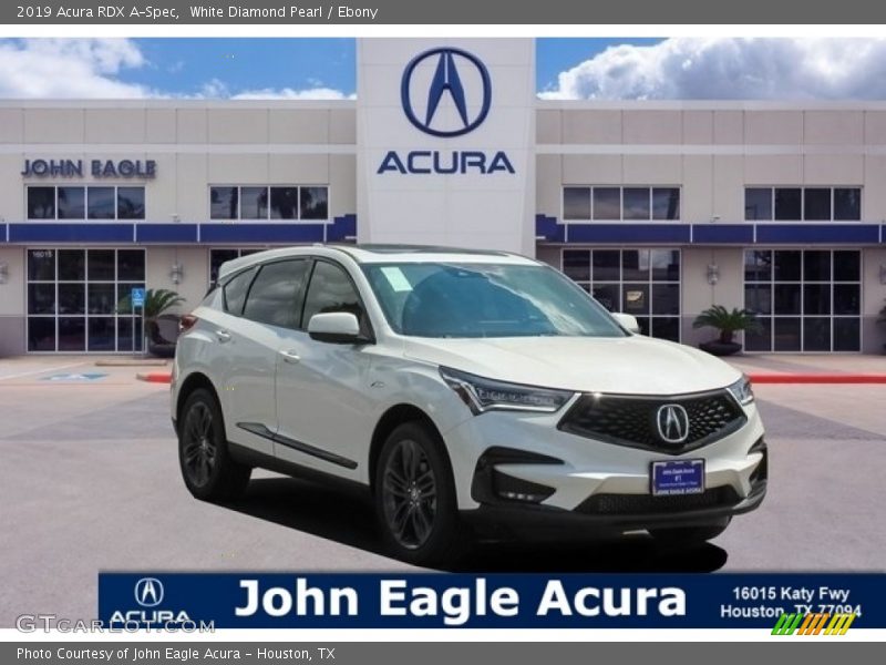 White Diamond Pearl / Ebony 2019 Acura RDX A-Spec
