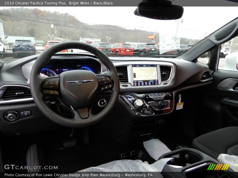 Bright White / Black/Black 2019 Chrysler Pacifica Touring Plus
