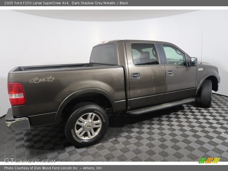 Dark Shadow Grey Metallic / Black 2005 Ford F150 Lariat SuperCrew 4x4