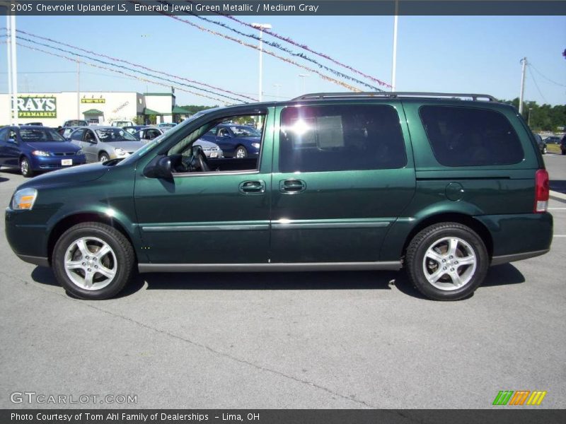 Emerald Jewel Green Metallic / Medium Gray 2005 Chevrolet Uplander LS