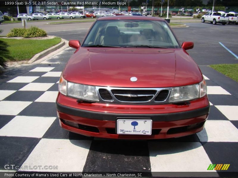 Cayenne Red Metallic / Medium Beige 1999 Saab 9-5 SE 2.3T Sedan