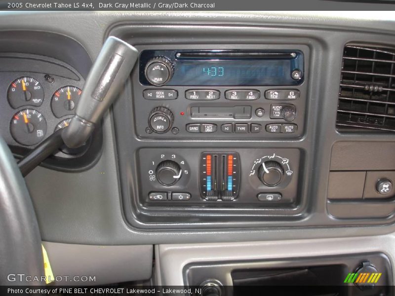Dark Gray Metallic / Gray/Dark Charcoal 2005 Chevrolet Tahoe LS 4x4