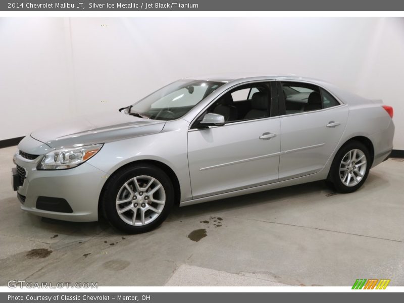 Silver Ice Metallic / Jet Black/Titanium 2014 Chevrolet Malibu LT