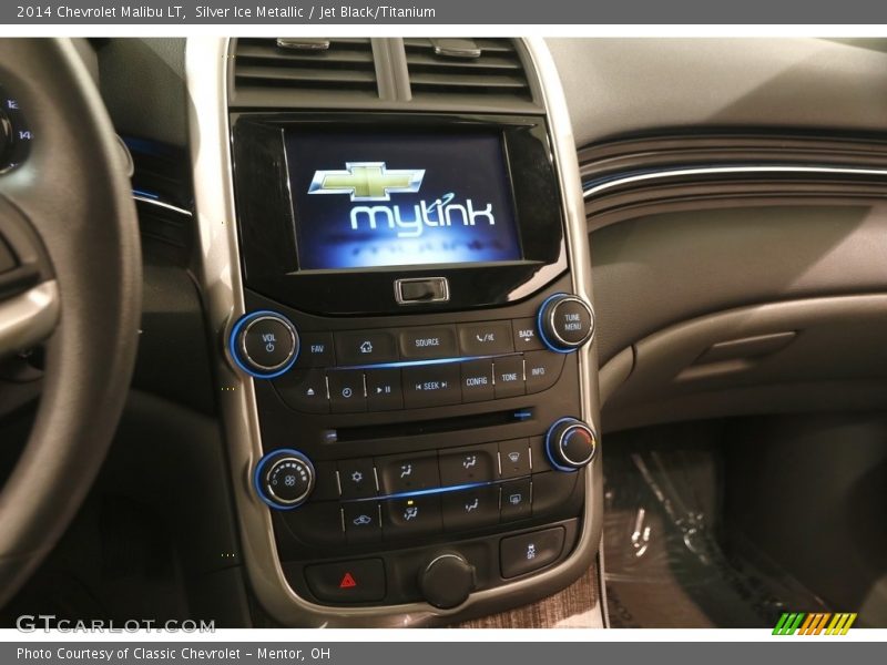 Silver Ice Metallic / Jet Black/Titanium 2014 Chevrolet Malibu LT