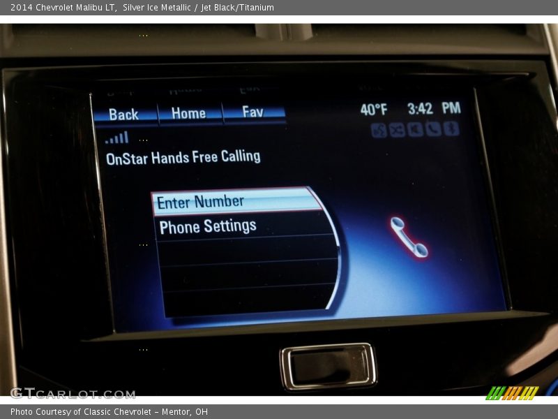 Silver Ice Metallic / Jet Black/Titanium 2014 Chevrolet Malibu LT