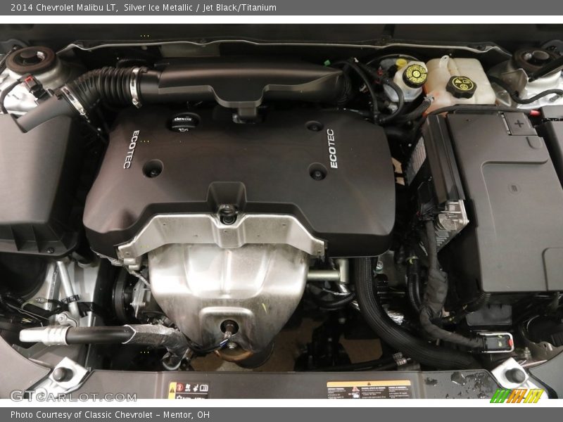 Silver Ice Metallic / Jet Black/Titanium 2014 Chevrolet Malibu LT
