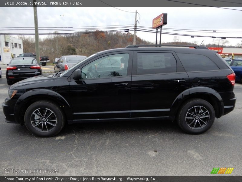 Pitch Black / Black 2018 Dodge Journey SE