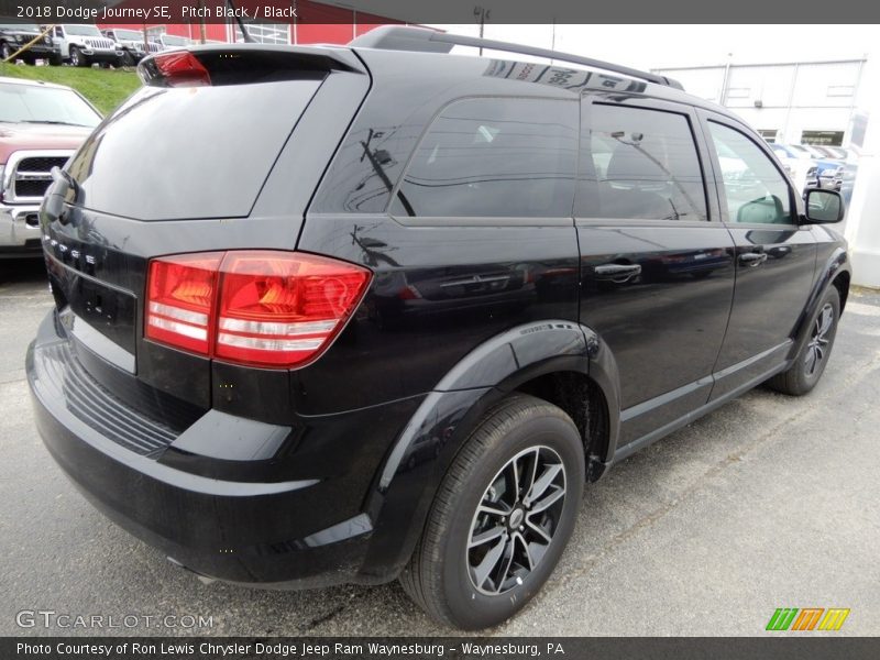Pitch Black / Black 2018 Dodge Journey SE