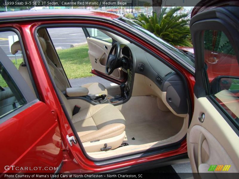 Cayenne Red Metallic / Medium Beige 1999 Saab 9-5 SE 2.3T Sedan
