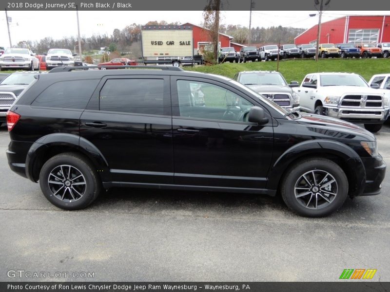 Pitch Black / Black 2018 Dodge Journey SE