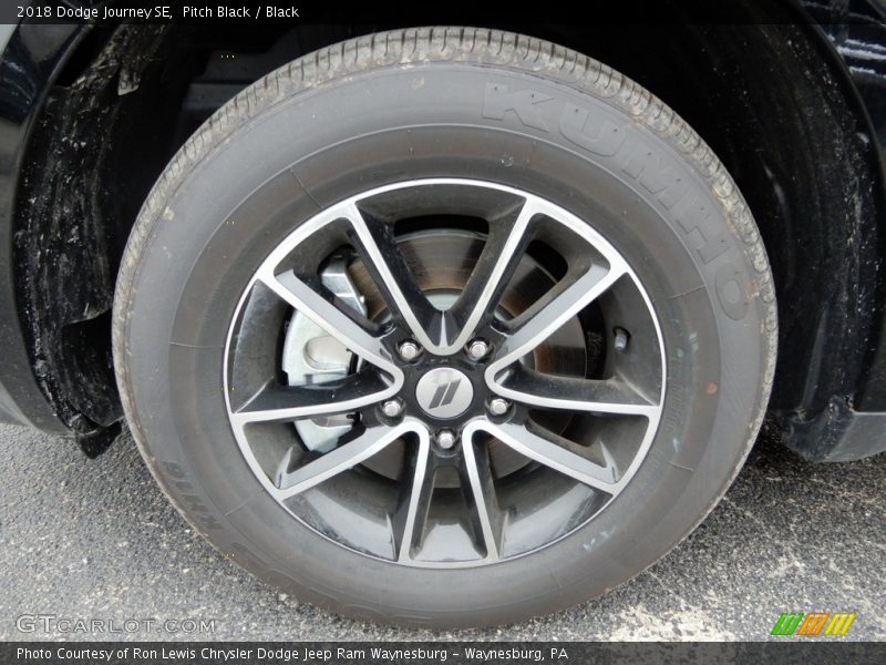Pitch Black / Black 2018 Dodge Journey SE