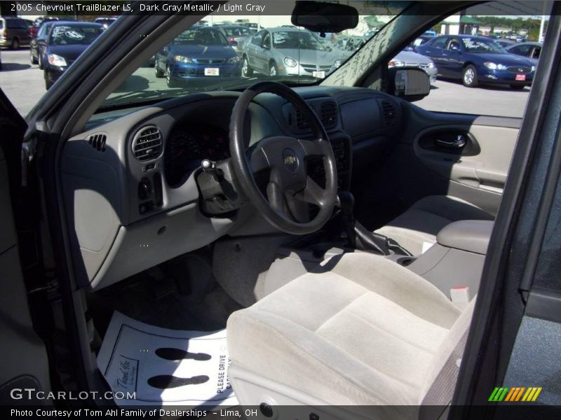 Dark Gray Metallic / Light Gray 2005 Chevrolet TrailBlazer LS