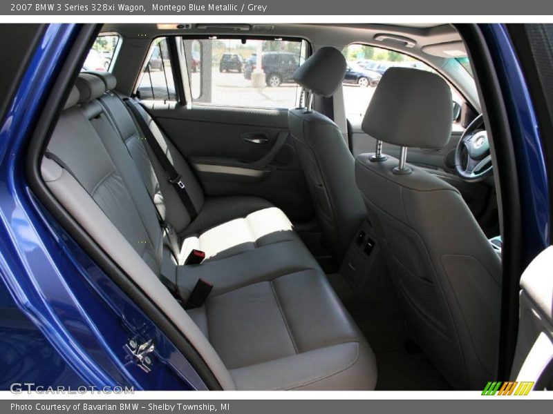 Montego Blue Metallic / Grey 2007 BMW 3 Series 328xi Wagon