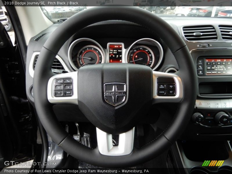 Pitch Black / Black 2018 Dodge Journey SE