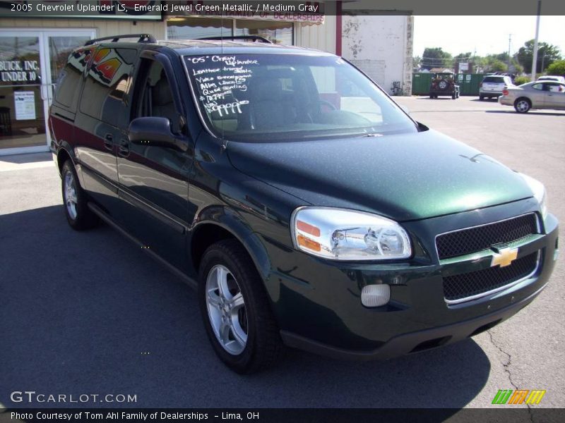 Emerald Jewel Green Metallic / Medium Gray 2005 Chevrolet Uplander LS