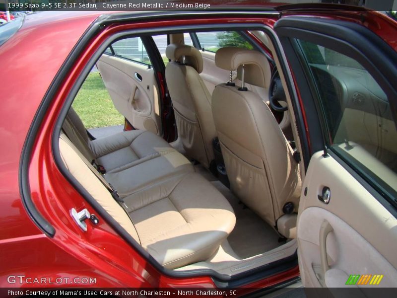 Cayenne Red Metallic / Medium Beige 1999 Saab 9-5 SE 2.3T Sedan