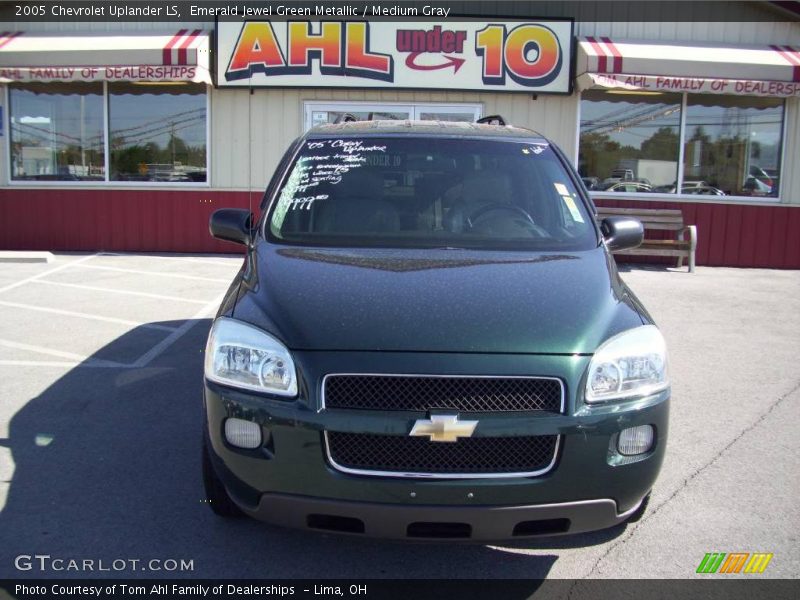 Emerald Jewel Green Metallic / Medium Gray 2005 Chevrolet Uplander LS