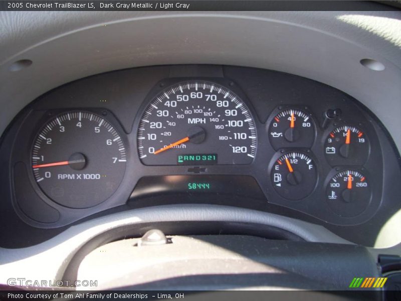 Dark Gray Metallic / Light Gray 2005 Chevrolet TrailBlazer LS