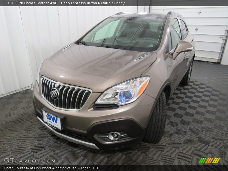 Deep Espresso Brown Metallic / Ebony 2014 Buick Encore Leather AWD