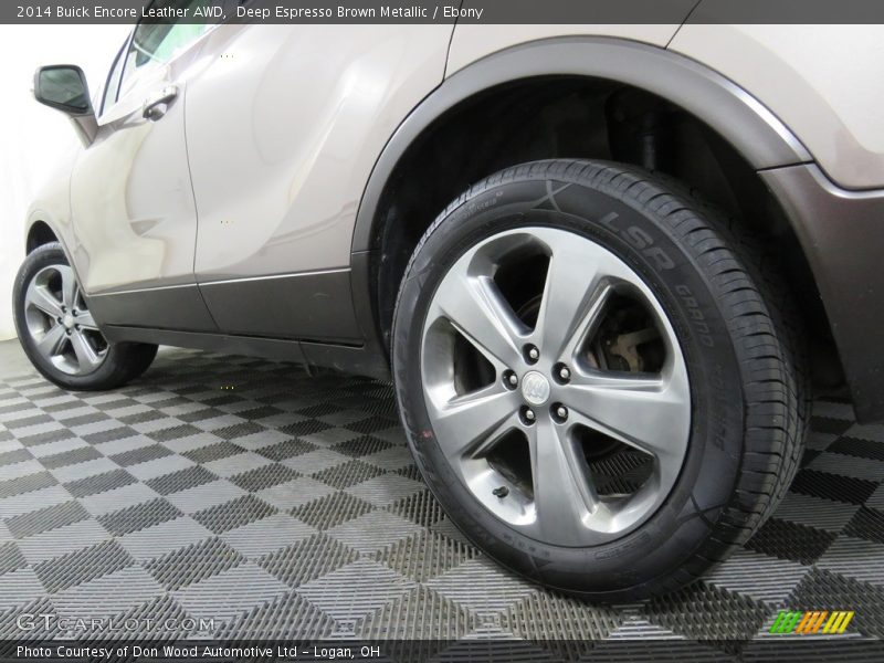 Deep Espresso Brown Metallic / Ebony 2014 Buick Encore Leather AWD