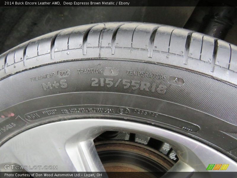 Deep Espresso Brown Metallic / Ebony 2014 Buick Encore Leather AWD