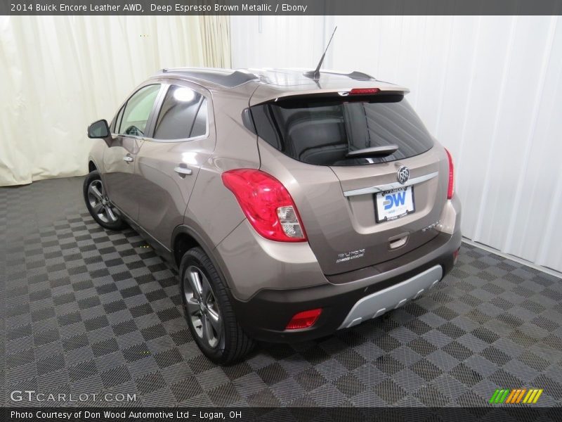 Deep Espresso Brown Metallic / Ebony 2014 Buick Encore Leather AWD