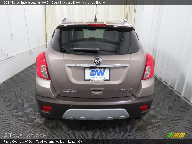 Deep Espresso Brown Metallic / Ebony 2014 Buick Encore Leather AWD