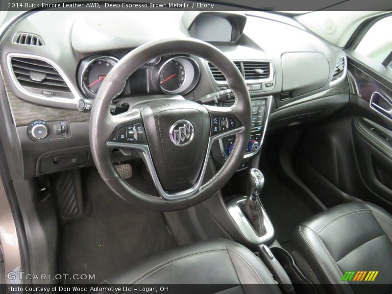 Deep Espresso Brown Metallic / Ebony 2014 Buick Encore Leather AWD