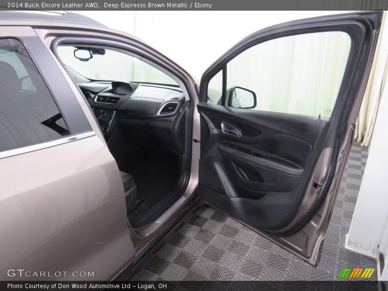 Deep Espresso Brown Metallic / Ebony 2014 Buick Encore Leather AWD