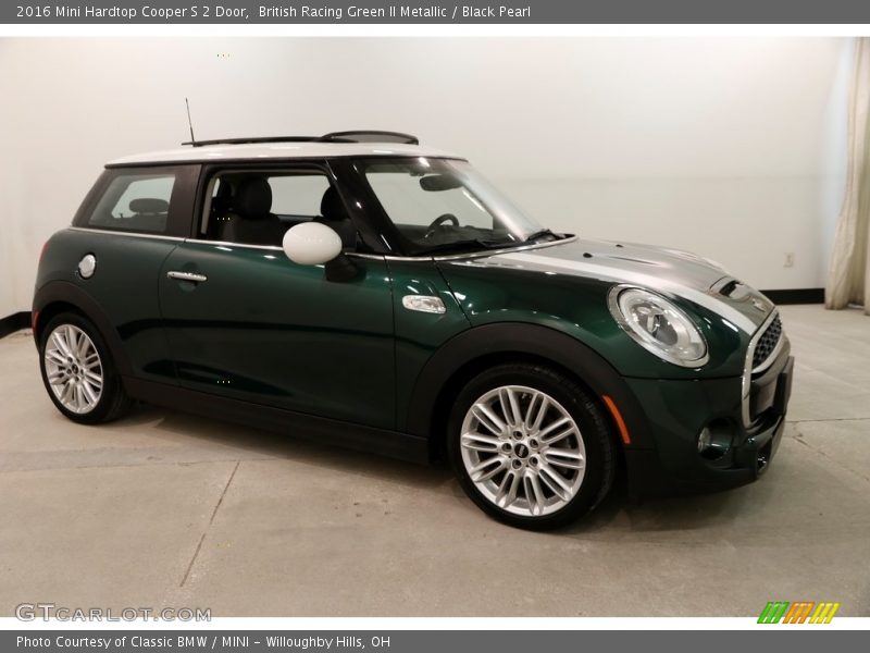 British Racing Green II Metallic / Black Pearl 2016 Mini Hardtop Cooper S 2 Door
