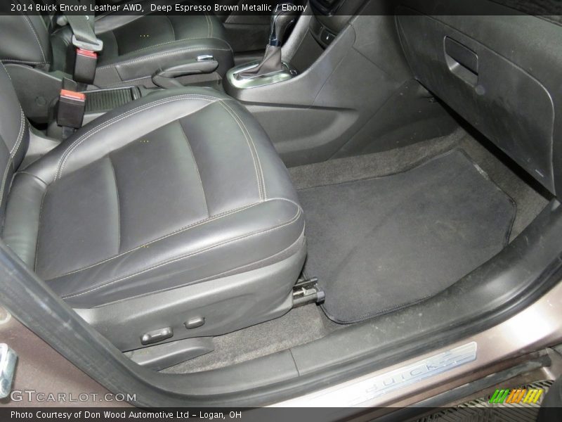 Deep Espresso Brown Metallic / Ebony 2014 Buick Encore Leather AWD