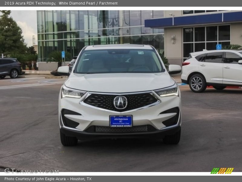 White Diamond Pearl / Parchment 2019 Acura RDX Technology