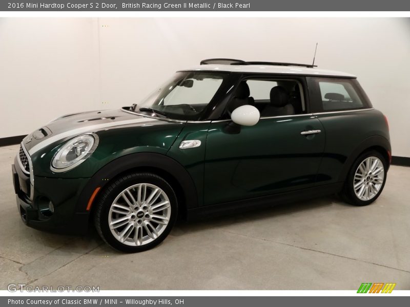 British Racing Green II Metallic / Black Pearl 2016 Mini Hardtop Cooper S 2 Door