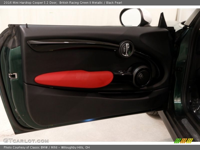 British Racing Green II Metallic / Black Pearl 2016 Mini Hardtop Cooper S 2 Door