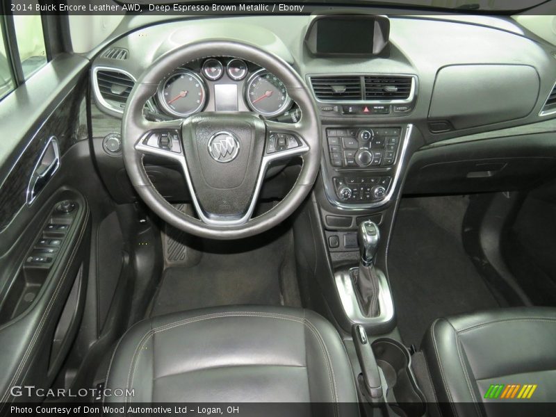 Deep Espresso Brown Metallic / Ebony 2014 Buick Encore Leather AWD
