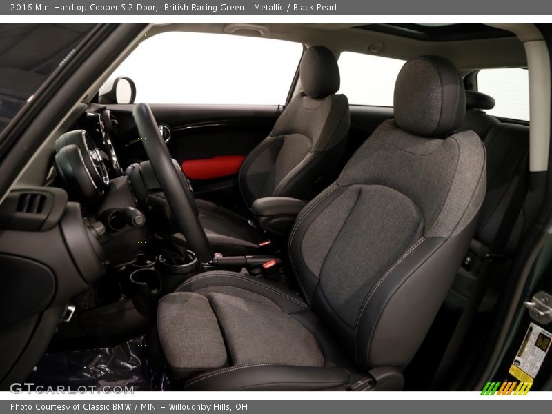 British Racing Green II Metallic / Black Pearl 2016 Mini Hardtop Cooper S 2 Door